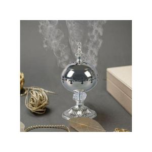 Bakhoor Burner Electric, Mini brûleur de Style arabe islamique,porte-Encens,