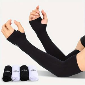 Pair Of Anti Uv Arm Sleeves - Black