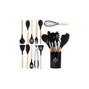 Ensemble 12 Pièces Cuisine Pratique – Spatules, Fouet, Louche & Plus