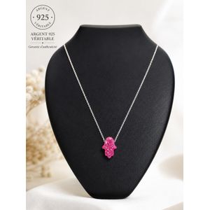 Collier Femme Main de Fatma Argent 925 – Pendentif main khmissa 