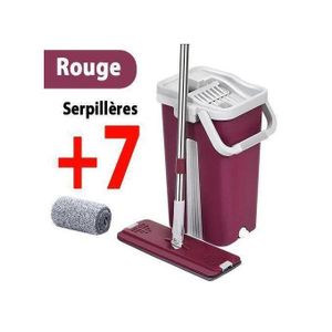 مماسح من الألياف الدقيقة ذاتية التنظيف مع دلو + 7 قطع قماش (Scratch)