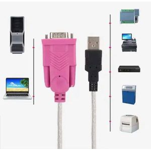 Convertisseur USB 2.0 vers RS232 de câble de port série DB9 câble MAL