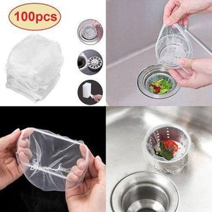 Lot de 100 sacs jetables pour évier en maille – Pratiques pour récupérer les restes de nourriture.