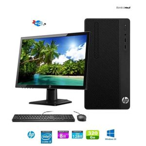 Hp PC BUREAU 290 G1 MT  I5-6500   RAM 8GB ECRAN 20 FULL HD - REMIS A NEUF
