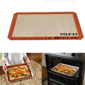 Generic Tapis de Four Antidérapant, Tapis de Cuisson Silicone Micro-perforé  60x40cm à prix pas cher