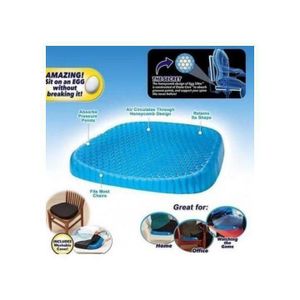 Coussin en gel de silicone - oreiller flexible - coussin en nid d'abeille doux et respirant