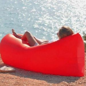 Chaise pliante gonflable pour camping, plage, pique-nique, canapé, matelas à Air