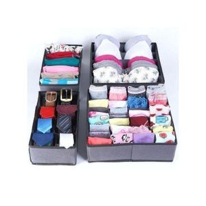 Armoire de rangement pour sous-vêtements, boîte de rangement pour chaussettes, soutien-gorge, cravates