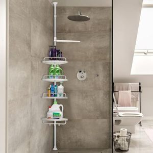 Étagère d'Angle de Douche Télescopique Extensible en Aluminium 3