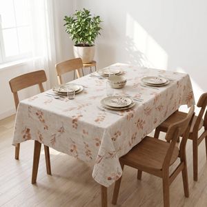 DWIRTY Nappe de Table Jardin de l’Atlas (140x200 cm) - Collection Les Table du Maroc