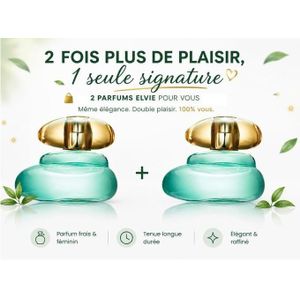 Oriflame 2 Parfums Elvie Femme – Longue Tenue Parfum Frais Élégant & Féminin