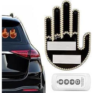 Lumière gestuelle LED de voiture amusante avec télécommande - Forme de main