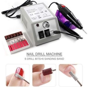 perceuse à ongles électrique en acrylique, Machine à limer, Kit de manucure et pédicure