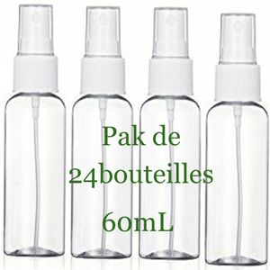 Amiz Lot de 3 Flacon Vaporisateur 200ml Vide Spray PLASTIQUE à