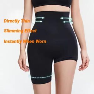 Shorts sculptants taille haute pour femme, effet ventre plat et rehausseur de fesses, sous-vêtements de sécurité