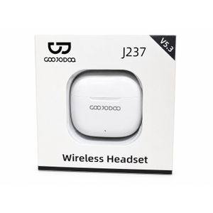Goojodoq J237 Écouteurs Sans Fil Bluetooth Blanc