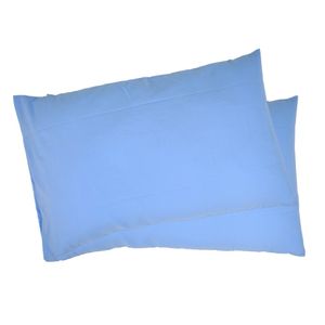 DWIRTY Taie oreiller antiallergique pour bébé Bleu Ciel 30x50cm