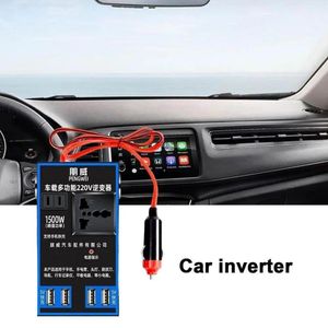 Convertisseur de tension de voiture 1500 W 4 ports USB