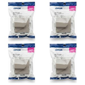 SIMON Lot de 4 - Sortie de Fil Latéral S24 - Mécanisme Électrique - Pour Installation Murale -