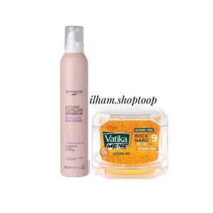 Byphasse Mousse Définition Boucles (300ml)+ Gel coiffant Fixation Extrême Sans alcool (250ml)