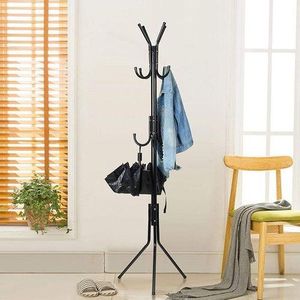 Porte-manteau d'entrée, porte-chapeau, 11 crochets pour veste, porte-parapluie