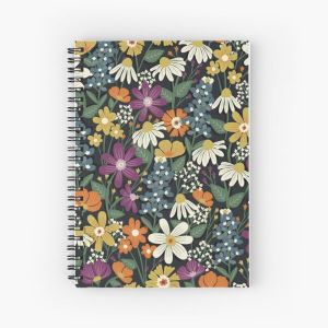 Wildflower Meadow Spiral Notebook Bloc note
