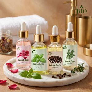 Bio Pack Organic Huiles Aromatiques et Beauté Naturelle 30 ml ,  Éclat et Soin