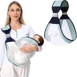 Écharpe de transport respirante pour bébé, Sac à Dos Ergonomique pour Bébé