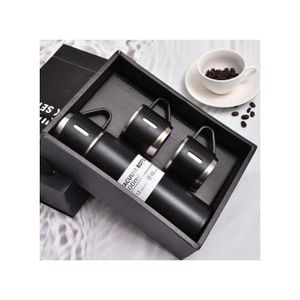 قنينة حرارية تيرموس للحفاظ على المشروبات الساخنة مع 3 أكواب 500 مل