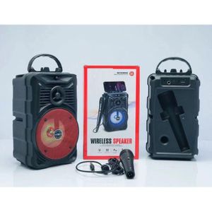 Hofer baf Haut-parleurs de karaoké sans fil portables, baf contrôle sans fil, double micro