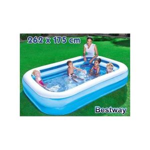 Bestway Piscine familiale translucide 2,62m X 1,75m X 51m