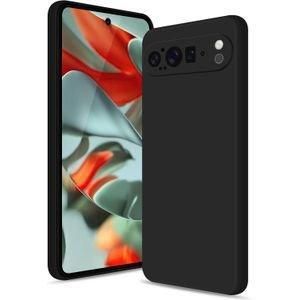 Case Coque Souple Liquid Silicone pour Google Pixel 9 PRO XL noir – Protection élégante et maniabilité