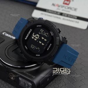 Naviforce Montre Digitale Sport Bracelet Bleu - Montre Sport Homme - Style, Performance et Énergie