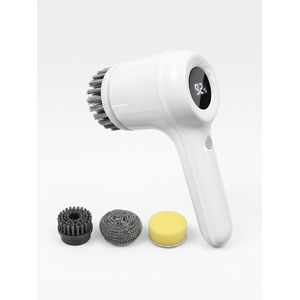 General Brosse de Nettoyage Électrique Sans Fil – Rechargeable USB avec 3 Têtes