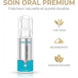 Dentifrice en mousse - Non spécifié - Bicarbonate de soude - Élimination des taches - Haleine fraîche - 60ml