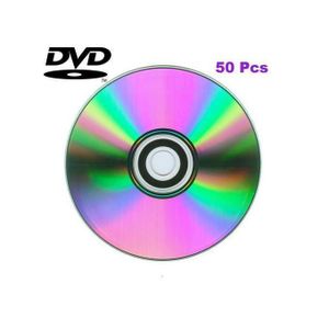 Pack de 50, DVD-R vierge de 12 cm, 4,7 Go Haute Qualité