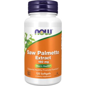 Now Foods Saww Palmetto 160 mg – Extrait de chou palmiste, zinc & courge -Prostate & Hormones– 90 caps