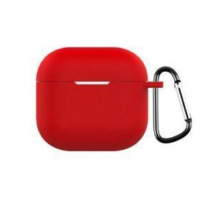 Coque protection en silicone pour Airpods 4 pochette Rouge