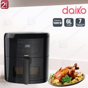 Daiko Friteuse à air digital multifonctions 6 Litres Écran tactile digital, FSH-7543EDK