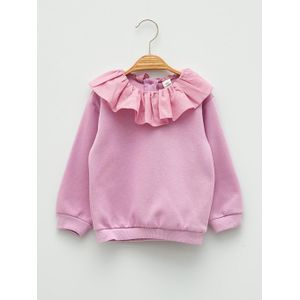 Lc Waikiki Sweat-shirt Basique à Manches Longues et Col Rond pour Bébés Filles
