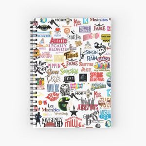 Musical Logos Spiral Notebook Bloc note