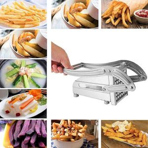 Frites Coupeur, trancheur de légumes et Pommes de terre, Chipper Chip Cutter, Acier inoxydable Potato Chipper