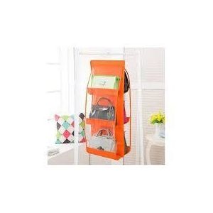 Organisateur Sacs à Main - GENE - 6 Poches - Transparent - Pliable - Gain d'Espace