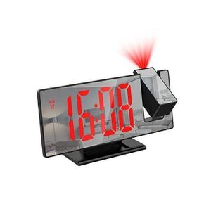Réveil numérique avec projection de l’heure au plafond