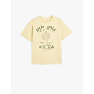 Koton T-Shirt Jaune Pour Garcon