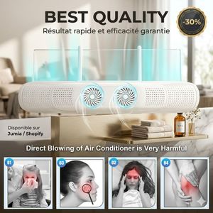 Déflecteur d’Air Rétractable pour Climatiseur Mural – Déflecteur Universel avec Ailettes pour une Diffusion Optimale de l’Air
