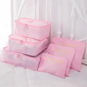 Lot de 6 Organisateurs de Valise - Rangement Optimal pour Vos Voyages