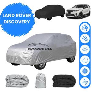 Bâche voiture imperméable double face – Protection complète contre pluie, soleil et poussière + sac offert (LAND ROVER DISCOVERY)