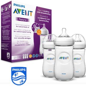 Philips Avent SCF036/27 Lot de 2 Biberon Natural 330 ml 0-12 Mois :  : Baby Products