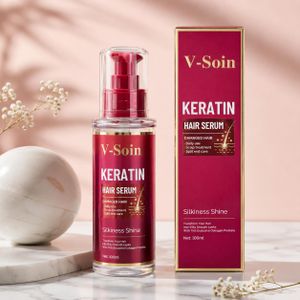 V-Soin Sérum à la Kératine pour Cheveux – Brillance, Douceur et Protection Anti-Casse